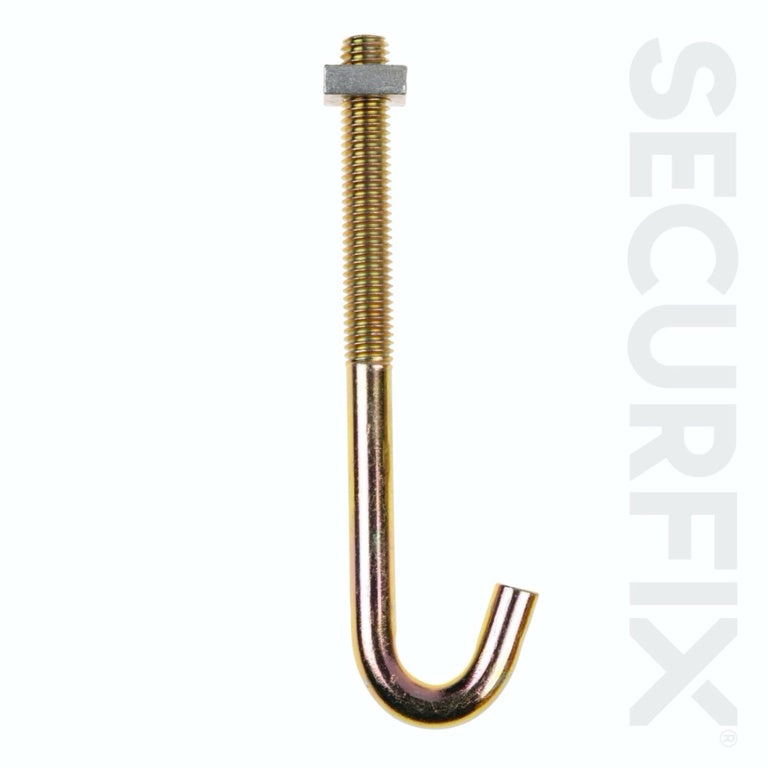 Securfix Hook Bolt M8 X160mm 5 Pack