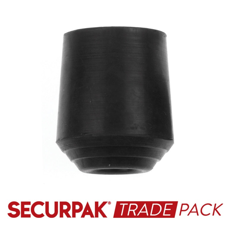 Securpak Chair Ferrule Black 22mm 8 Pack