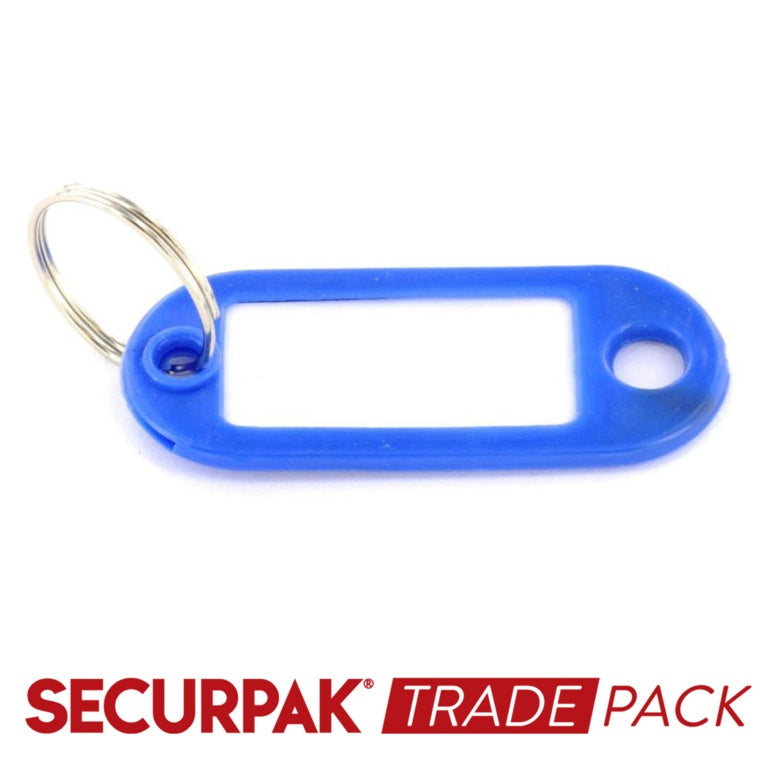 Securpak Key Ring With Tab Assorted 40 Pack