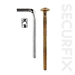 Securfix Furniture Bolt M6 X50mm Single