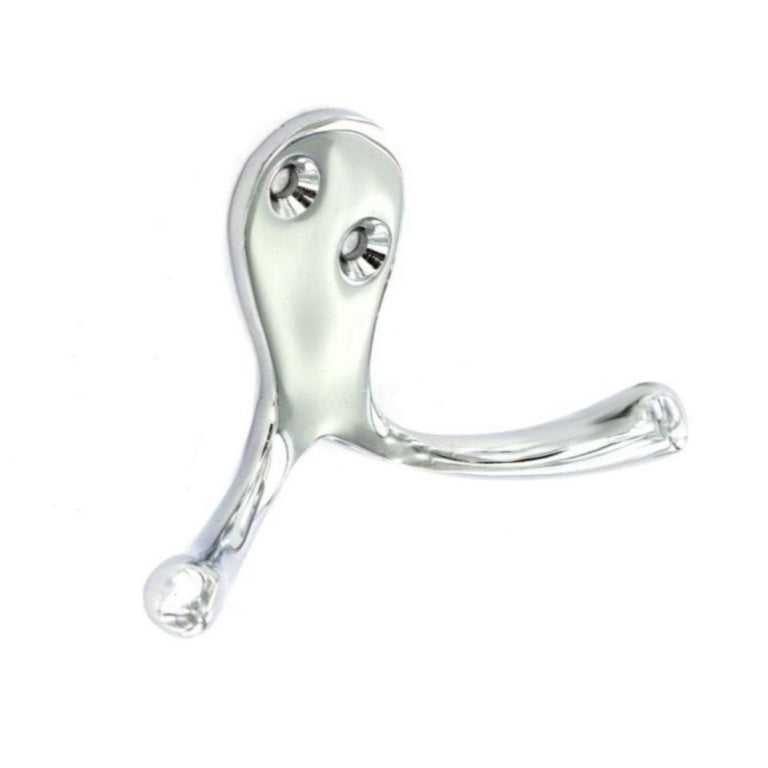 Securit Cp Doublel Robe Hook 75mm