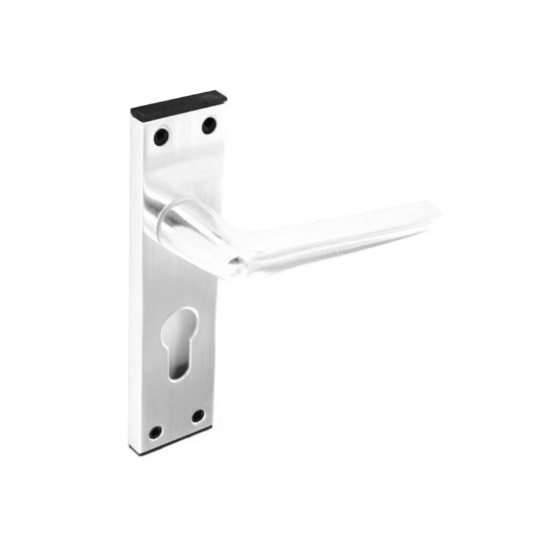 Securit Aluminium Euro Lock Handles 150mm Pack Of 5