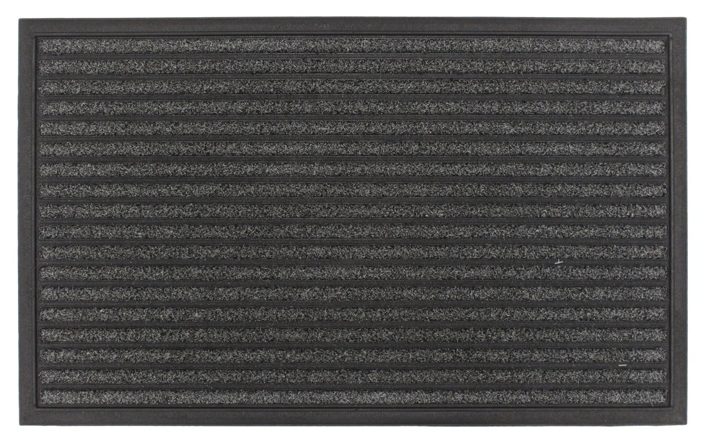 Groundsman Durable Tough Scraper Doormat At 45 X 75cm Grey