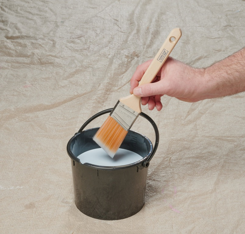 Hamilton For The Trade Long Handled Angled Brush 2"