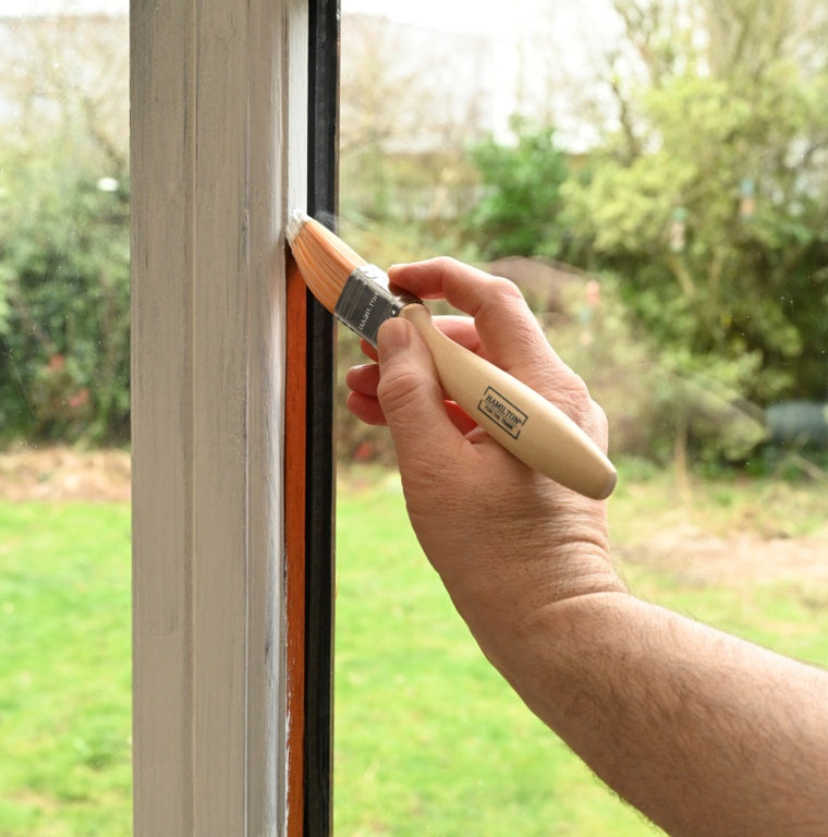 Hamilton For The Trade Angled Window Brush 1"