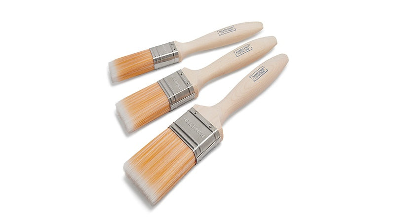 Hamilton For The Trade Fine Tip Flat Brushes Pack 3