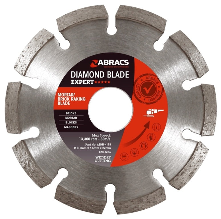 Abracs Brick Raking Blade 115 X 7 X 22mm