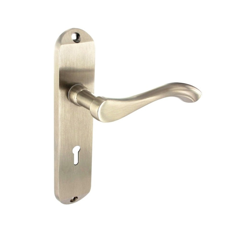 Smiths Architectural Europa Lock Handle Sn 180mm X 39mm