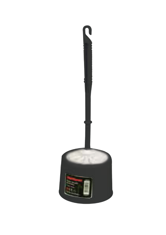 Supa Home Standard Toilet Brush & Holder Black