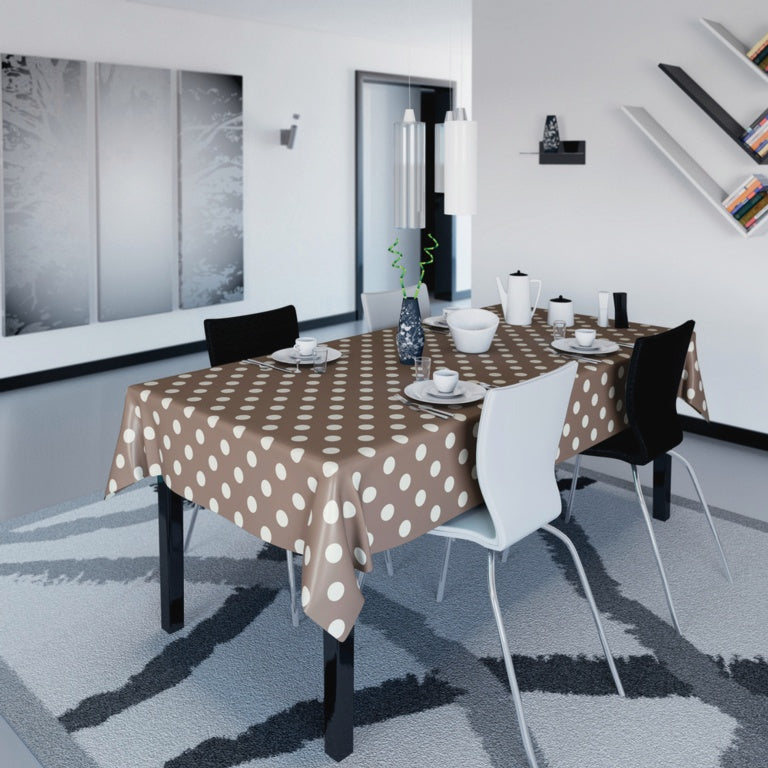 D C Fix�� Manhattan Tablecloth Venita Taupe 20m Roll X 140cm