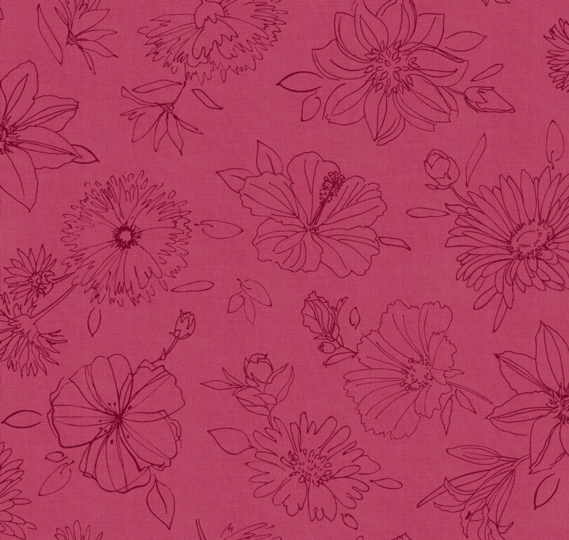 D C Fix�� Manhattan Tablecloth Palmas Pink 20m Roll X 140cm