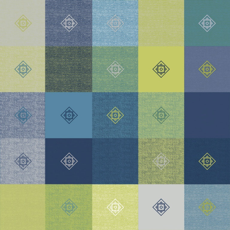 D C Fix�� Manhattan Tablecloth Victor Blue 20m Roll X 140cm