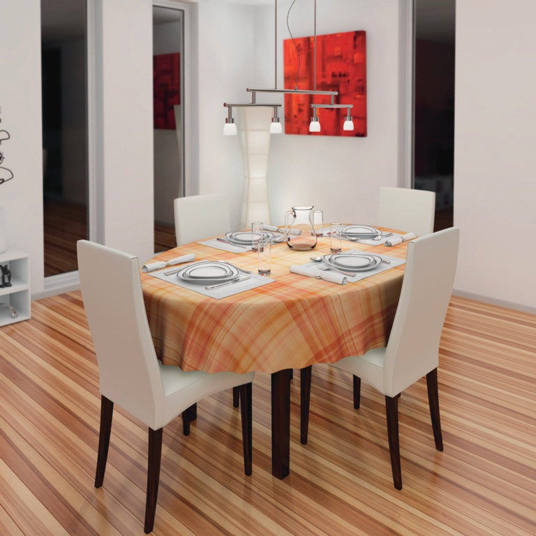 D C Fix�� Manhattan Tablecloth Valova Mandarine 20m Roll X 140cm