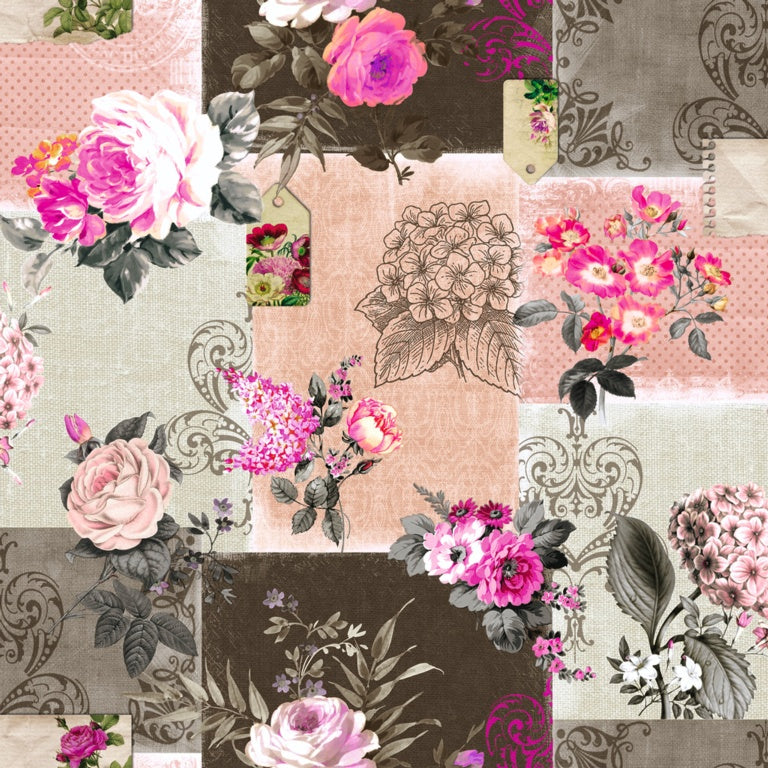 D C Fix�� Manhattan Tablecloth Roselyn Rosa 20m Roll X 140cm