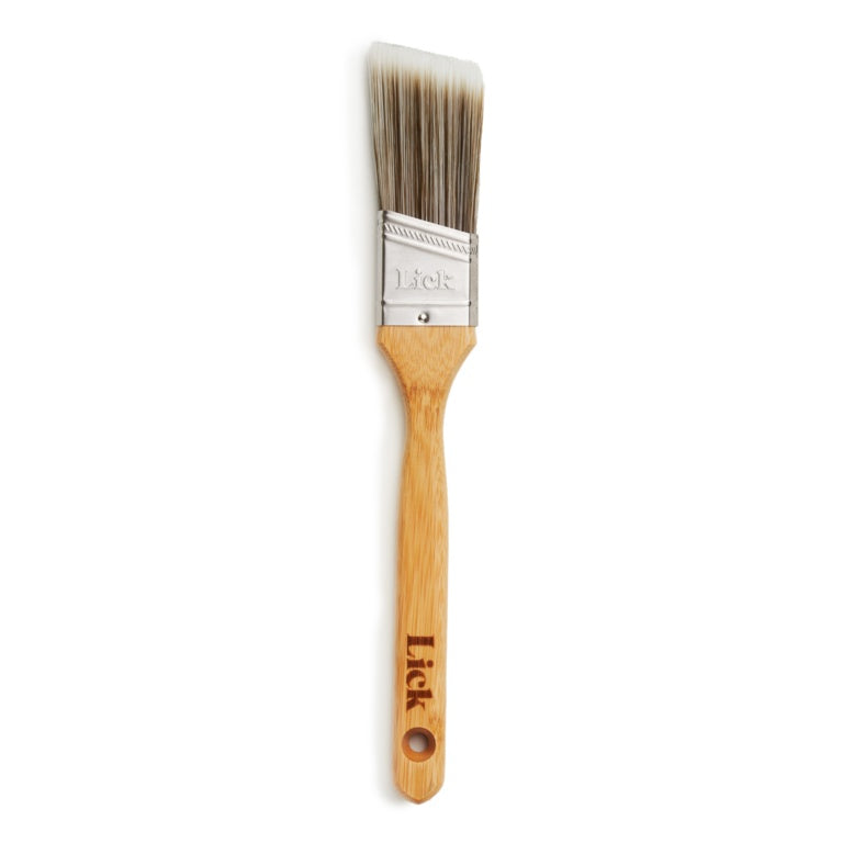 Lick Tools Eco Bamboo Handle Angle Sash Brush 1.5"
