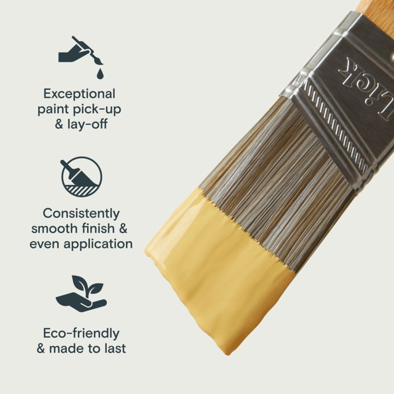Lick Tools Eco Bamboo Handle Angle Sash Brush 1.5"