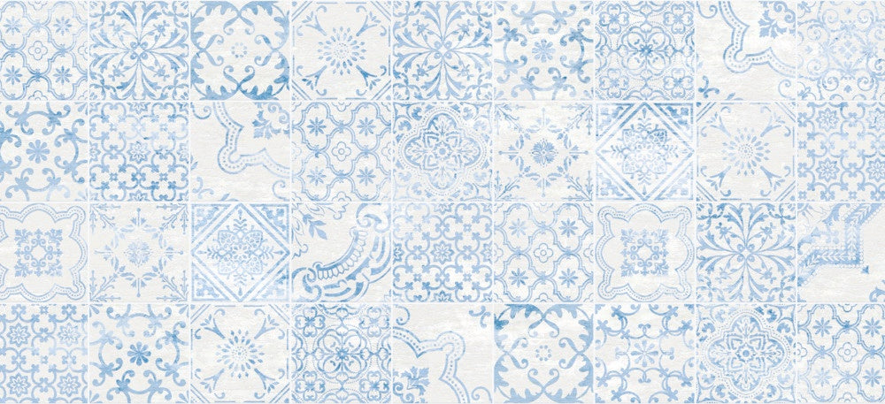 D C Fix�� Manhattan Tablecloth Visbi Blue 20m Roll X 140cm