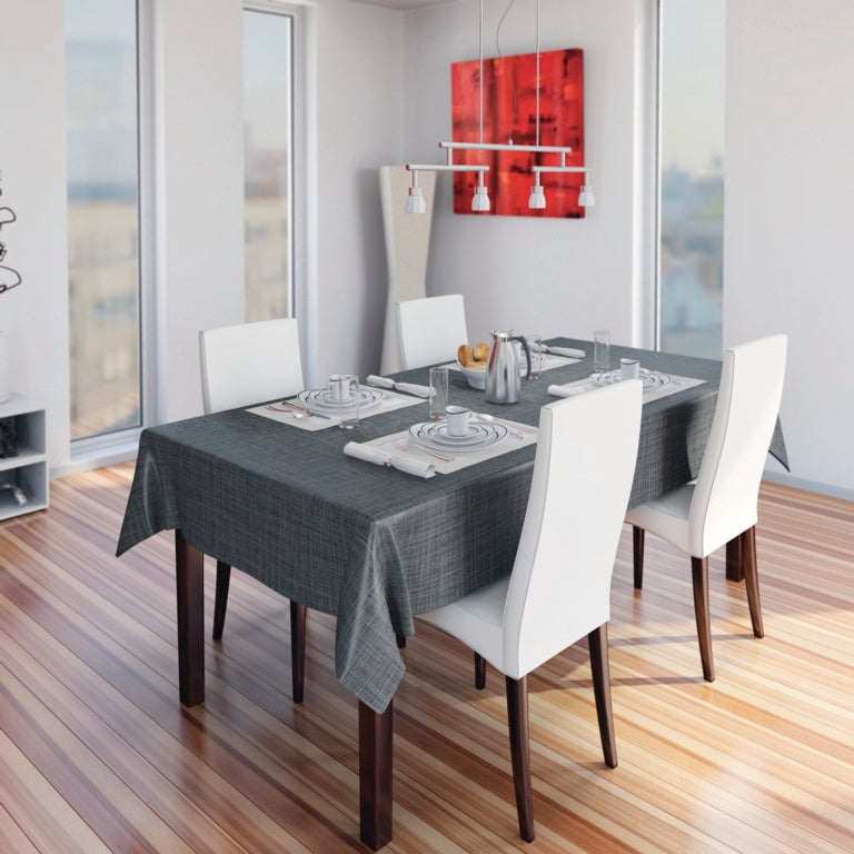 D C Fix�� Monte Carlo Tablecloth Sharon Anthracite 20m Roll X 140cm