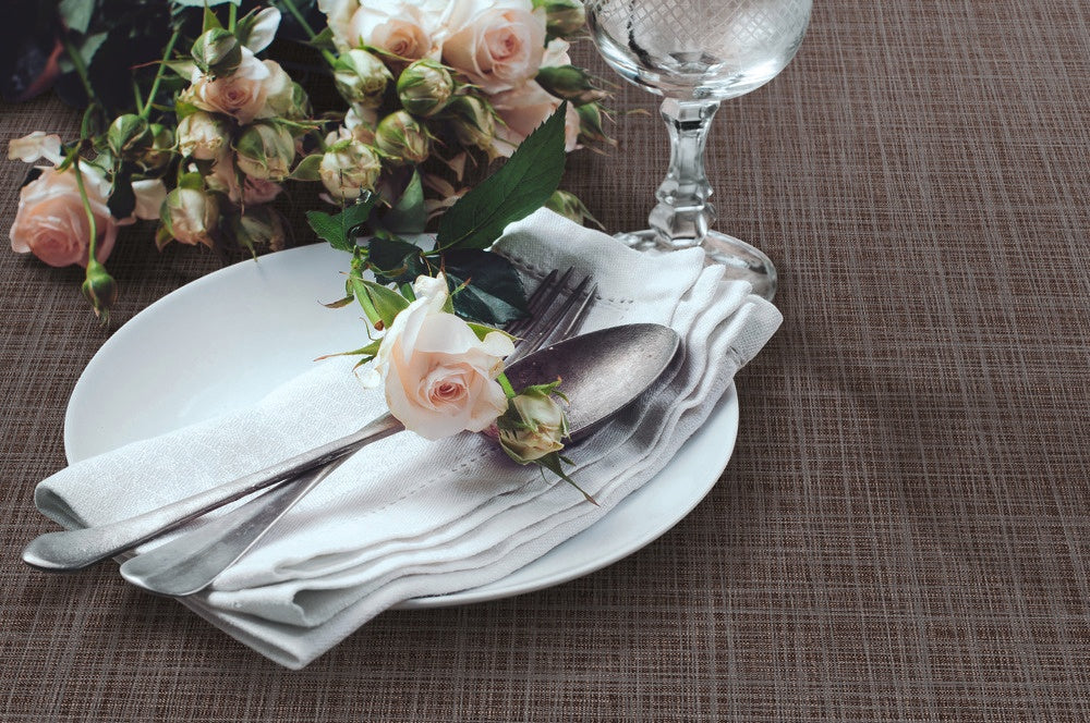 D C Fix�� Monte Carlo Tablecloth Sharon Chestnut 20m Roll X 140cm
