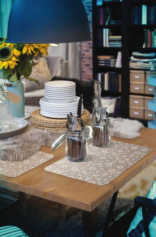 D C Fix�� Rio Placemat Sienna Transparent Pack 12