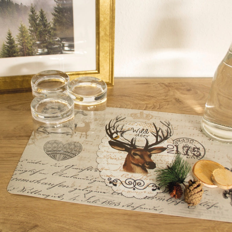 D C Fix�� Rio Placemat Wild Deer Pack 12