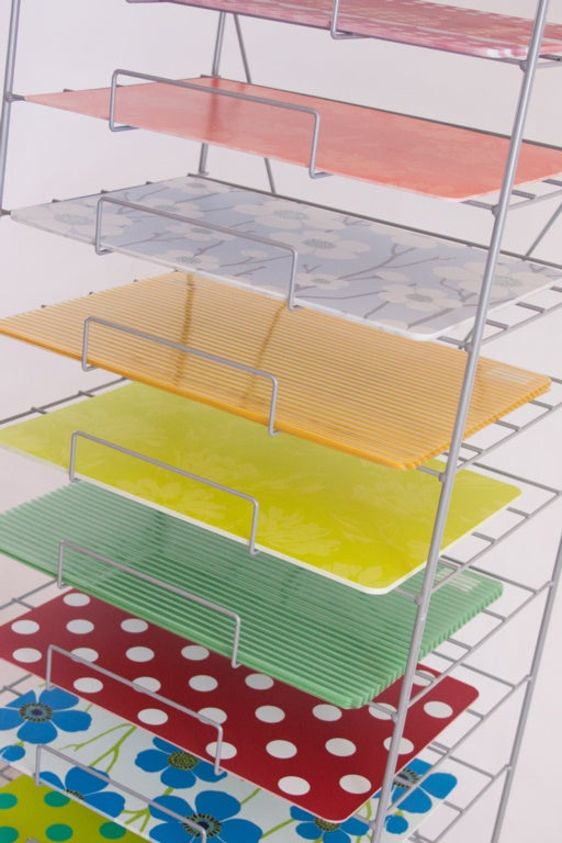 D C Fix�� Wipe Clean Placemats 24 Design Stand
