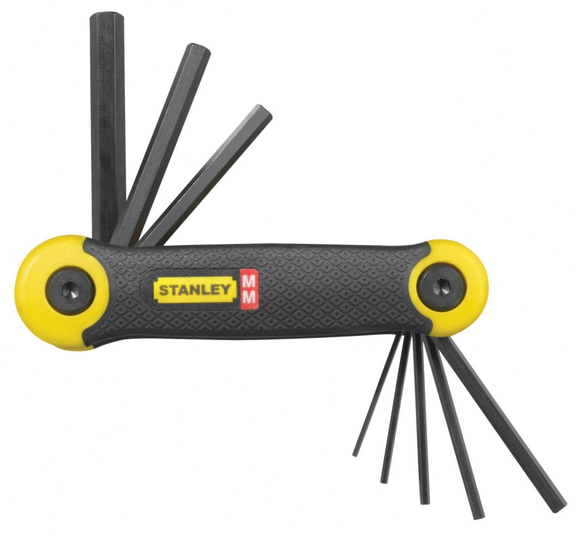 Stanley Metric Folding Hex Key Set 8 Piece