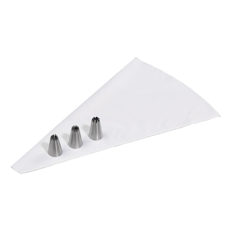 Tala 3 Star Nozzles With Icing Bags