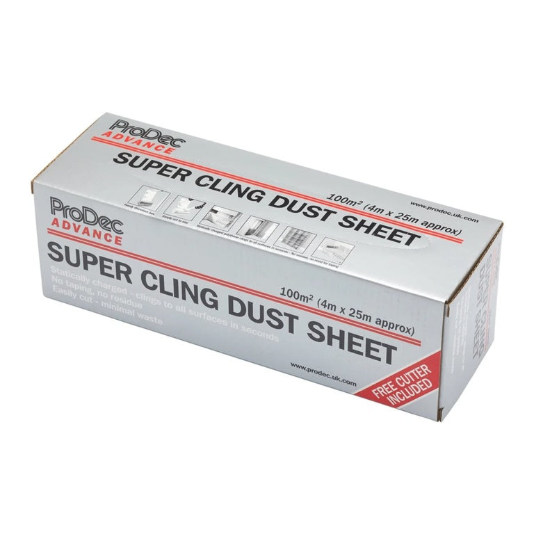 Pro Dec Super Cling Dust Sheet 100sqm