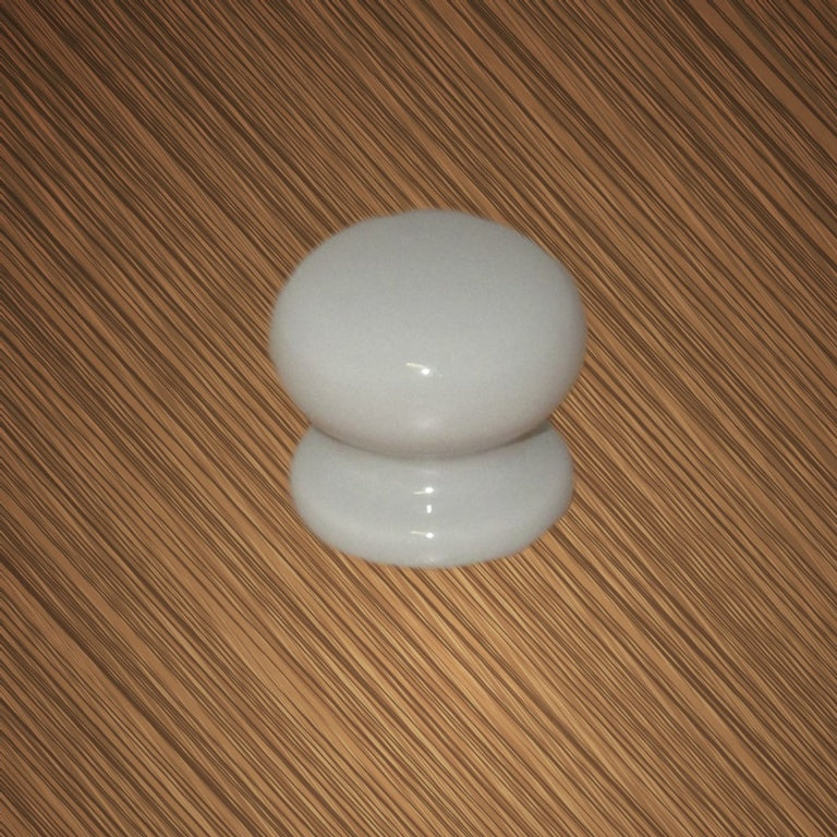 Securit Ceramic Knob Grey 35mm Pack Of 5