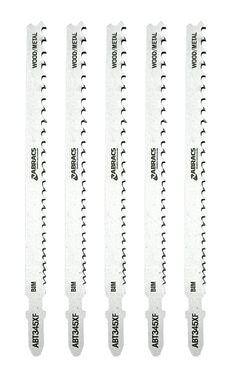 Abracs Jigsaw Blade For Wood & Metal Pack 5 132mm
