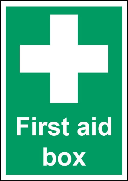 Smiths Architectural First Aid Box Sign 148mmx210mm
