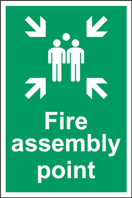 Smiths Architectural Fire Assembly Point Sign 200x300mm