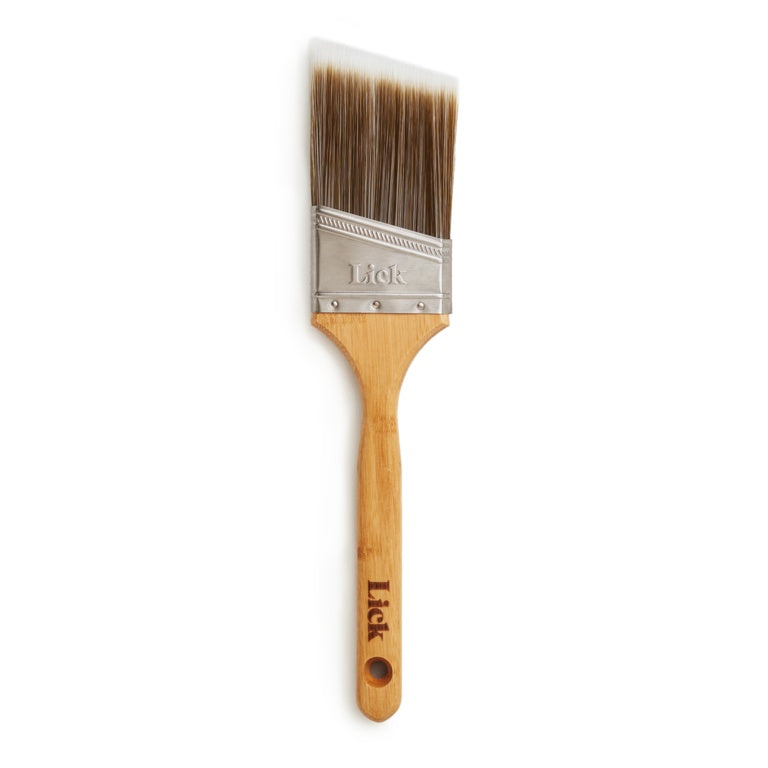 Lick Tools Eco Bamboo Handle Angle Sash Brush 2.5"