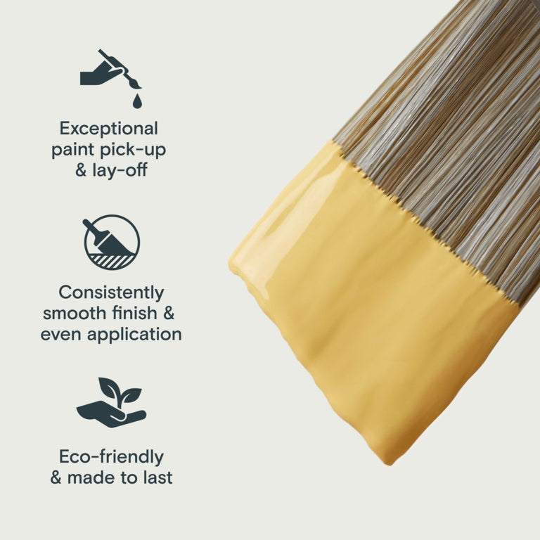 Lick Tools Eco Bamboo Handle Angle Sash Brush 2.5"