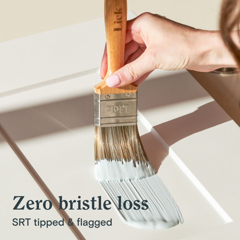 Lick Tools Eco Bamboo Handle Angle Sash Brush 2.5"
