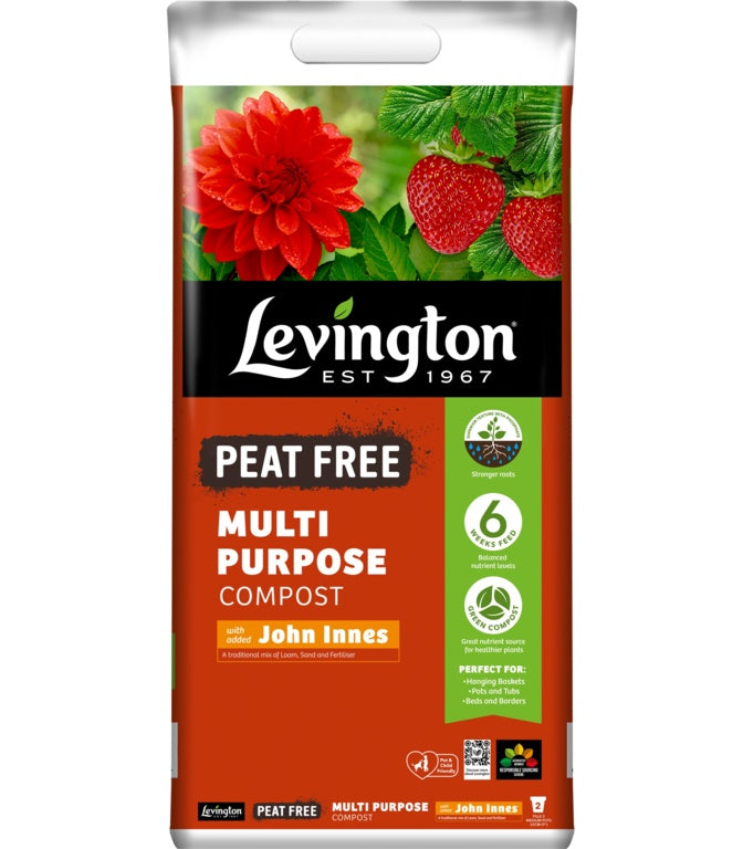 Levington Peat Free Multi Purpose Compost 10 L
