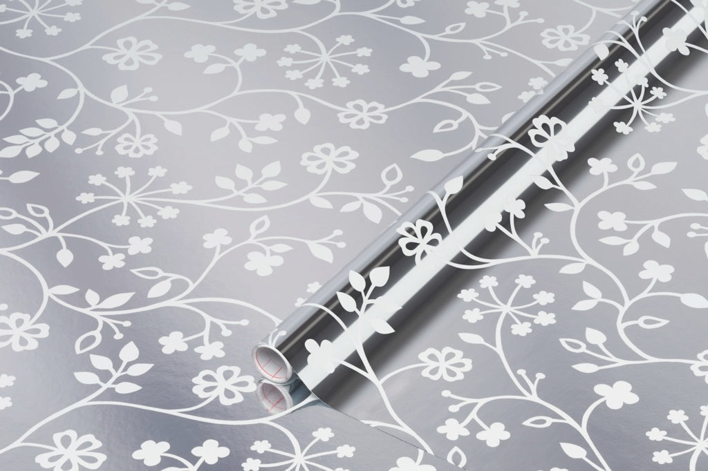 d-c-fix® Self Adhesive Film - Metallic Flower Tendril