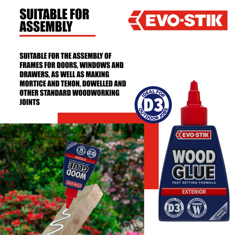 Evo-Stik Resin 'W' Weatherproof Wood Adhesive (Exterior)
