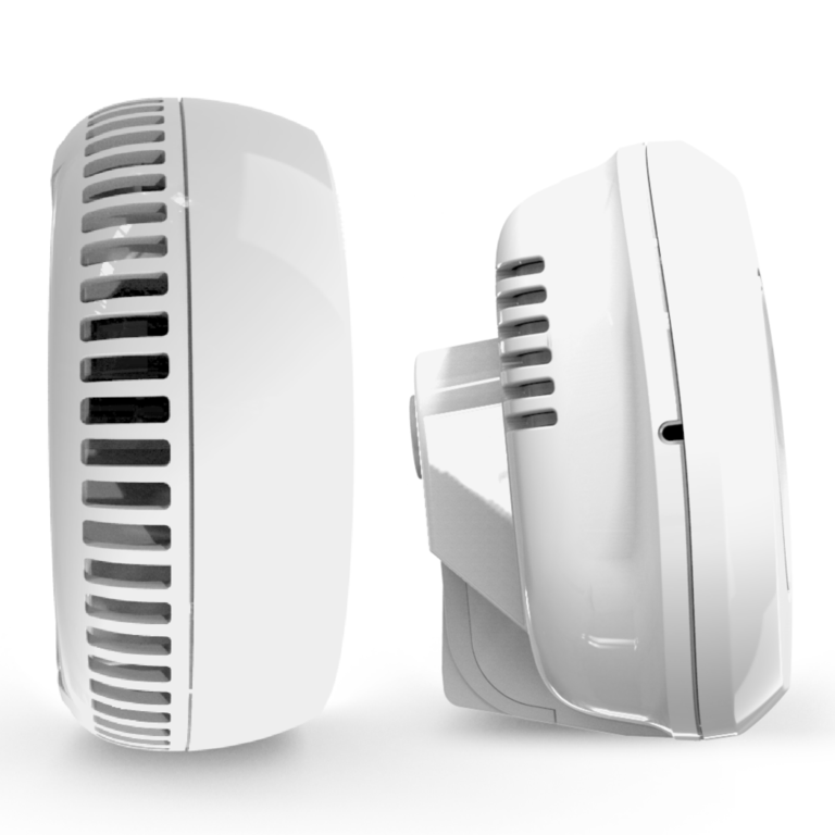 Fire Angel Co/Smoke Alarm With Replaceable Battery Twin Pack