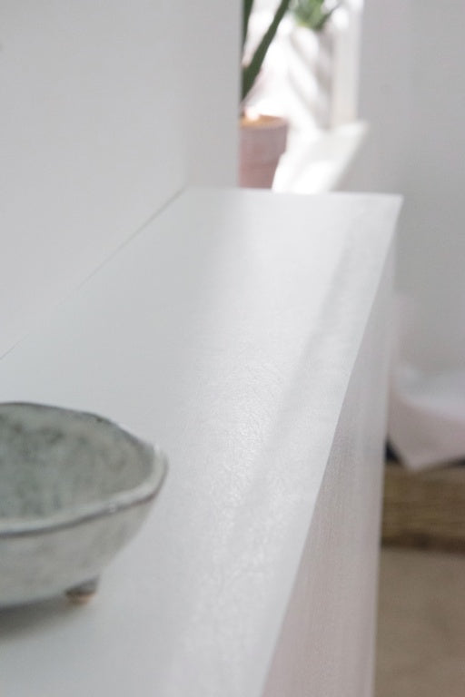 D C Fix�� Self Adhesive Film White Leather 45cm X 2m