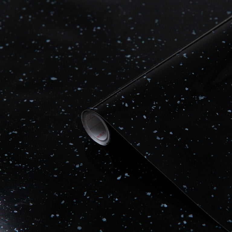 D C Fix�� Self Adhesive Film Black Granite 45cm X 2m