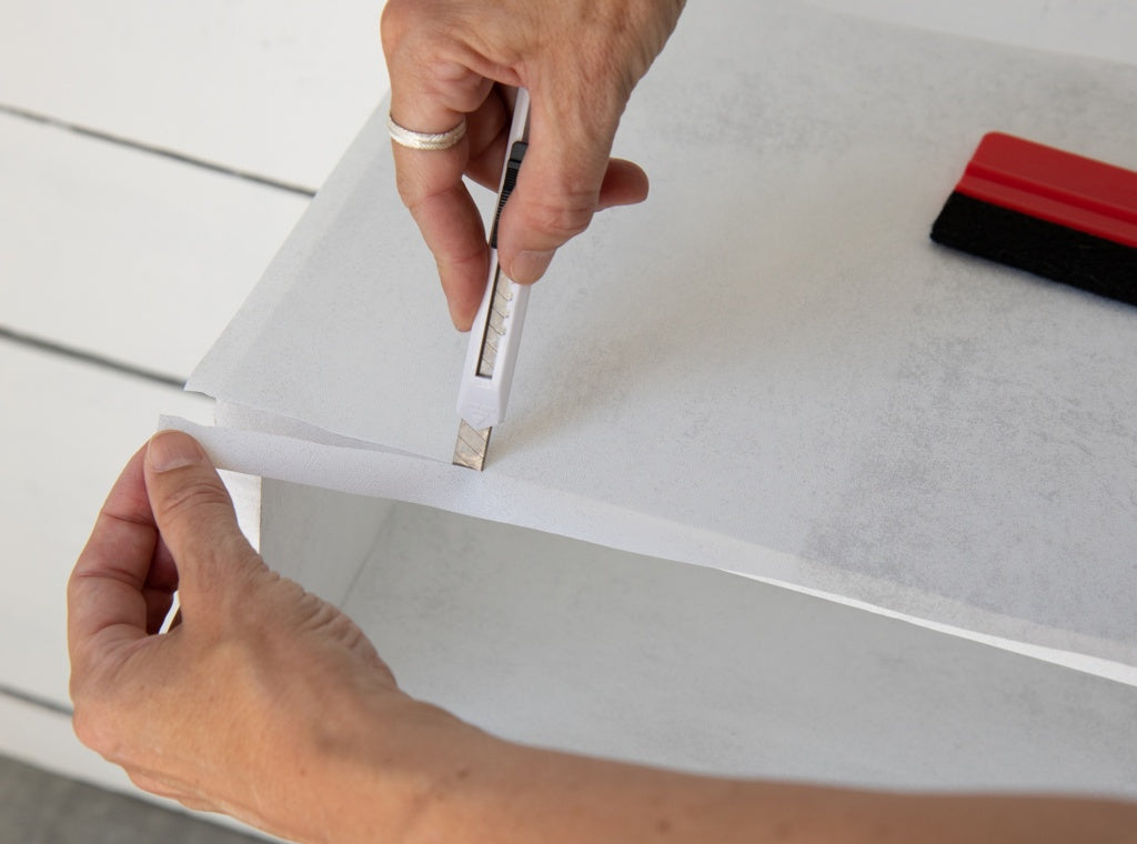 D C Fix�� Self Adhesive Film Concrete White 45cm X 2m