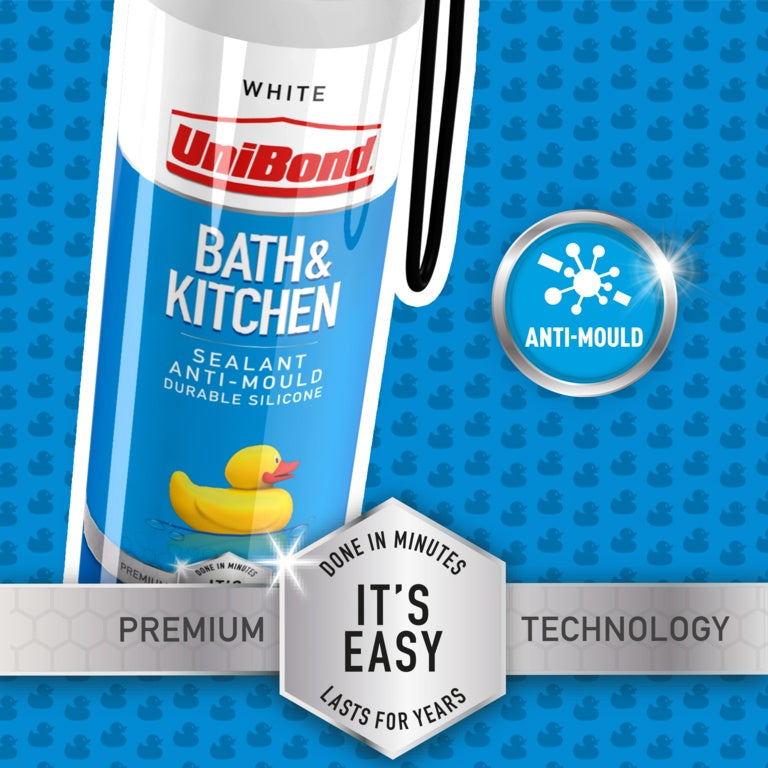 Uni Bond Kitchen & Bathroom Pressure Pack 208g Translucent