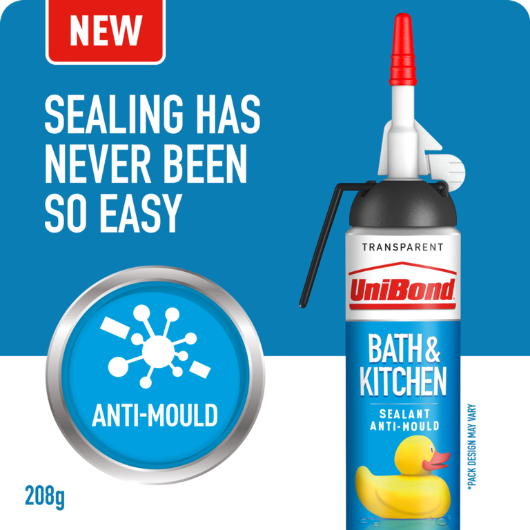 Uni Bond Kitchen & Bathroom Pressure Pack 208g Translucent