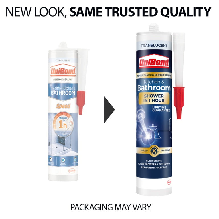 Uni Bond Bath Speed Shower Cartridge 291g Translucent