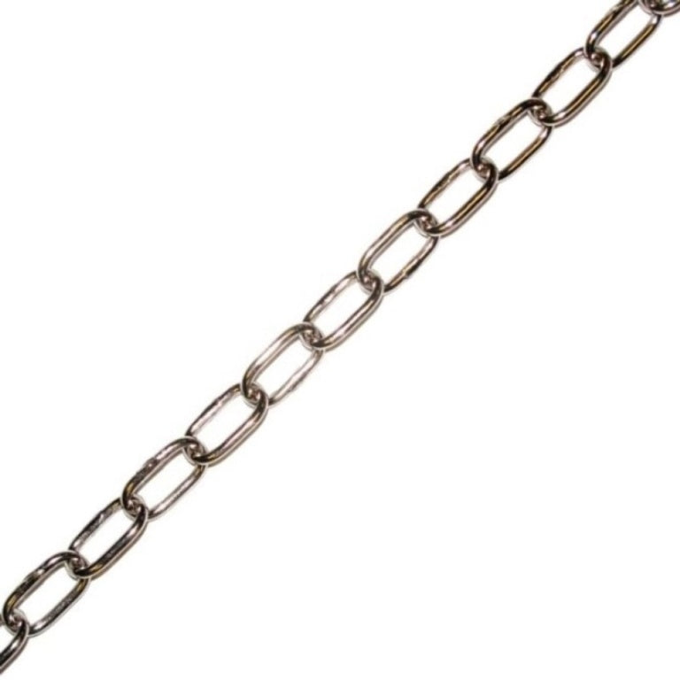Securit Oval Link Chain Np 2.2mm X 10m Reel 5/8"
