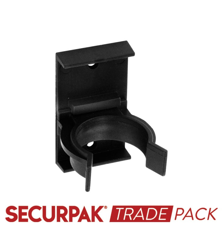 Securpak Plinth Clip Black 10mm Pack 10