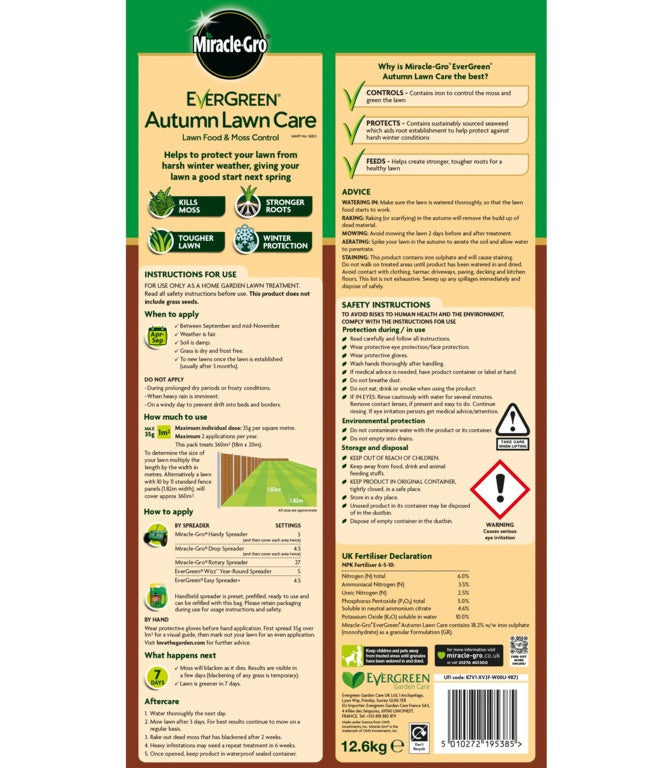 Miracle Gro�� Autumn Lawn 360m2