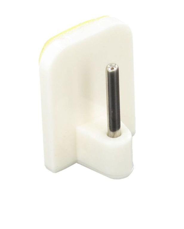 Securit Self Adhesive Curtain Rod Hooks (4) White